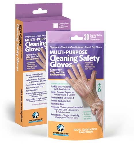 protospheric disposable Cleaning Safety gloves