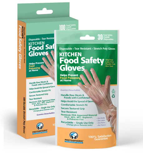 protospheric disposable Food Safety gloves