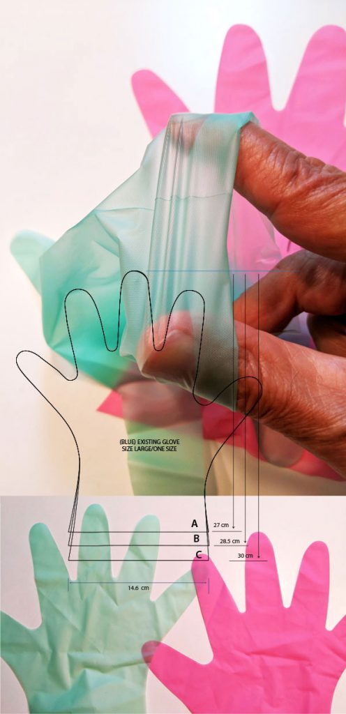 cutom order options for disposable gloves